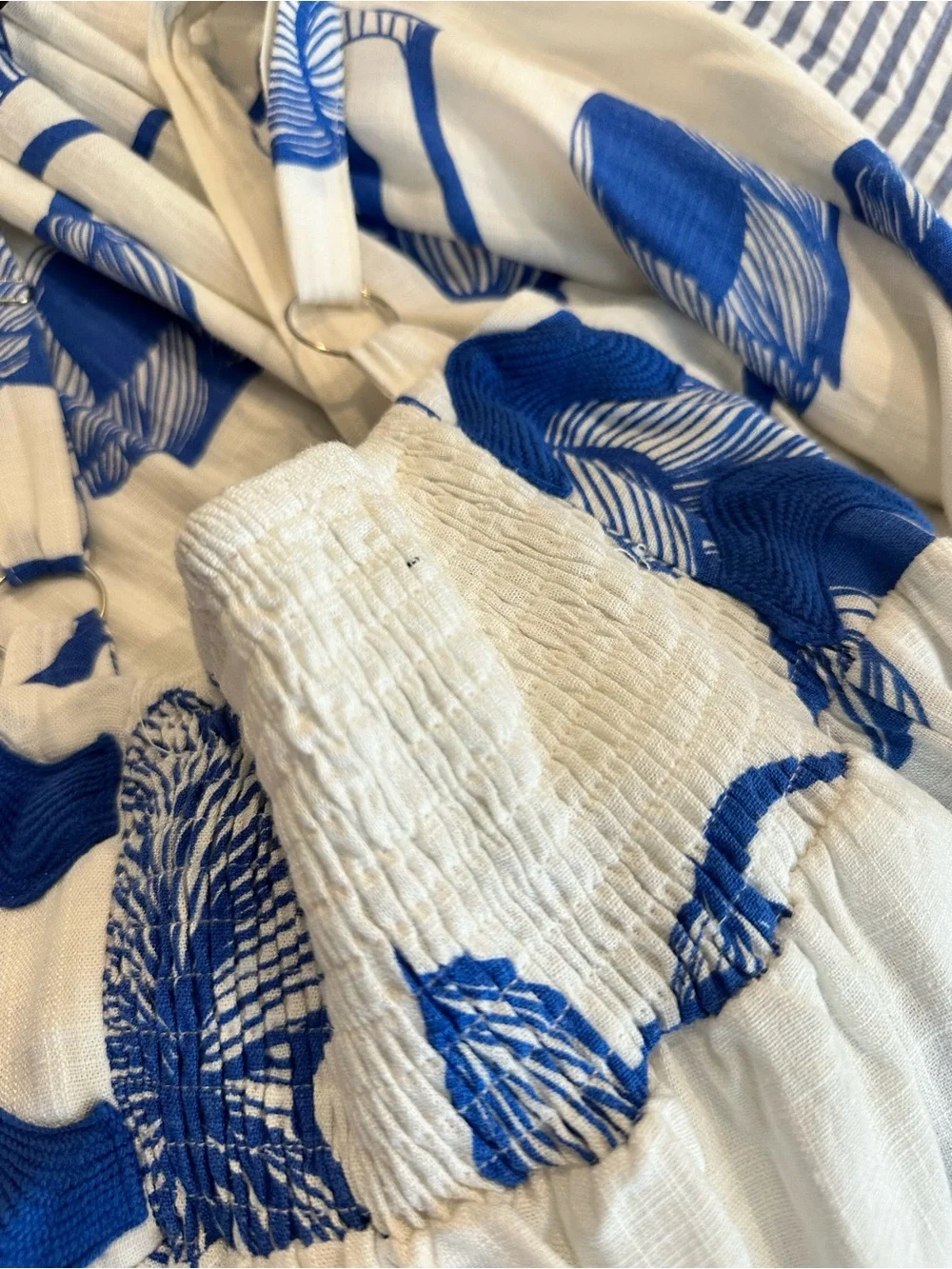 Blue and White Coastal Sundress - XL - Summer Style - Picture 9 of 12